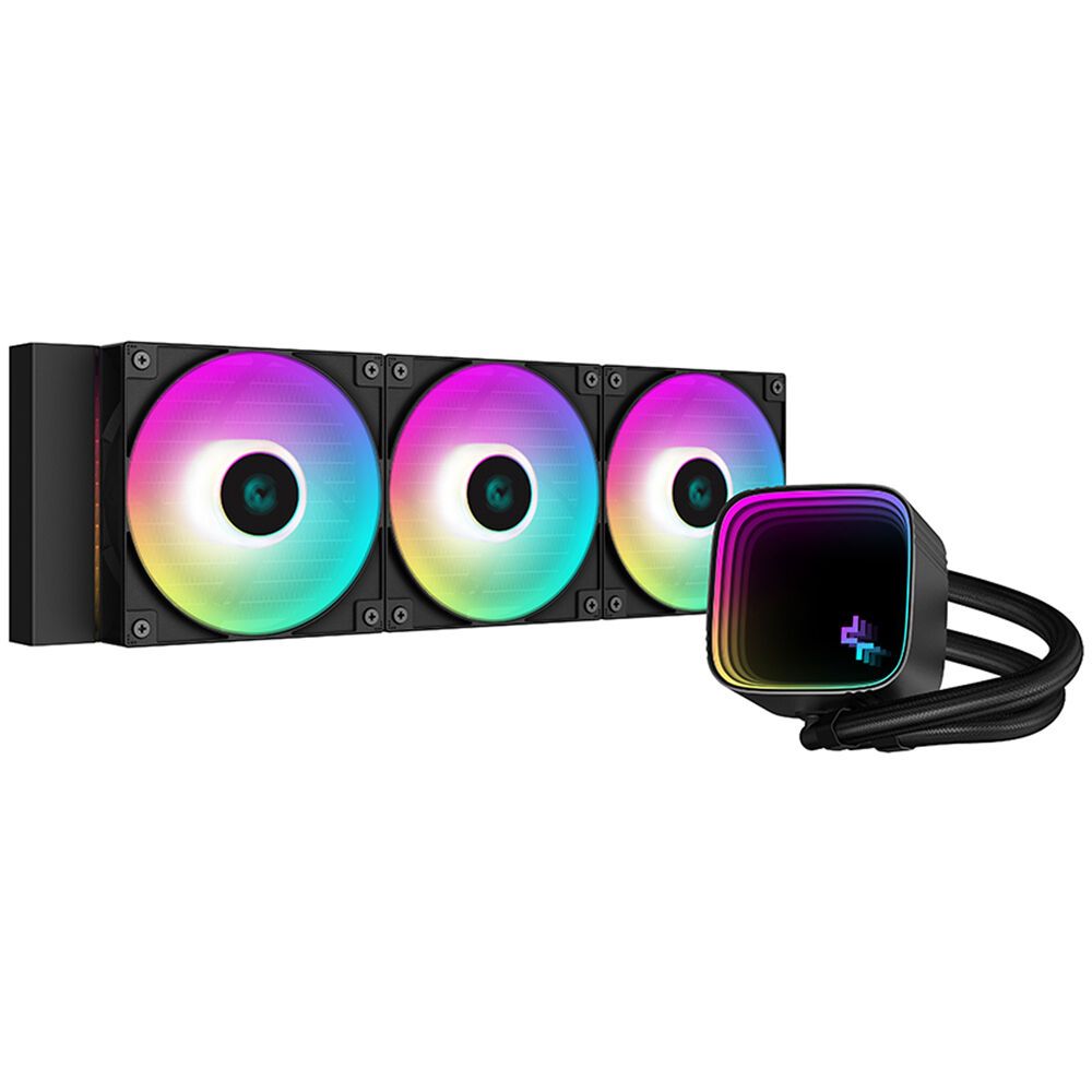 Deepcool COOLER DEEPCOOL, skt. universal, racire cu lichid, vent. 120mm x 3, 2250rpm, LED RGB adresabil,  LS720 SE ,  R-LS720-BKAMMM-G-1  (include TV 0.8 lei)