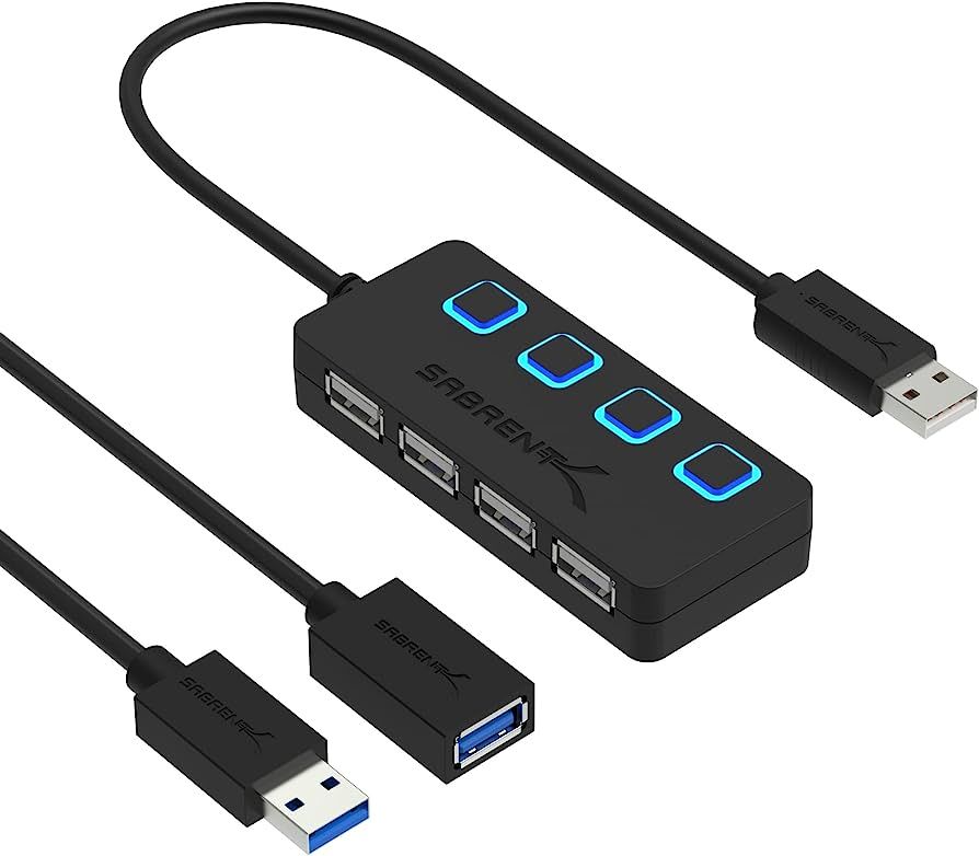HUB extern SPACER, porturi USB:USB 3.0 X 1, USB 2.0 x 3, conectare prin USB 3.0, cablu 1m,Plastic ABS, Negru,  (include TV 0.8lei),  SPHB-USB-4U-02 