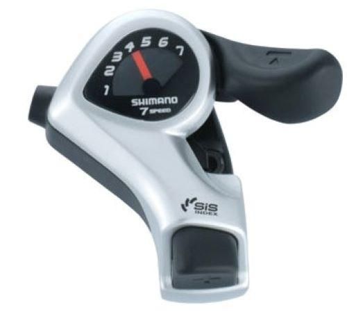 ESLTX50R7AT Maneta Schimbător SHIMANO Tourney TX50 7V Stânga - Argintiu