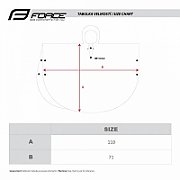FRC90706 Pelerina ploaie Force pentru copii in scaun bicicleta albastra