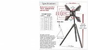 Suport tripod portabil de podea pentru TV plat/curbat Barkan, 13  - 83 , VESA 600x400mm, Max 50kg, Negru