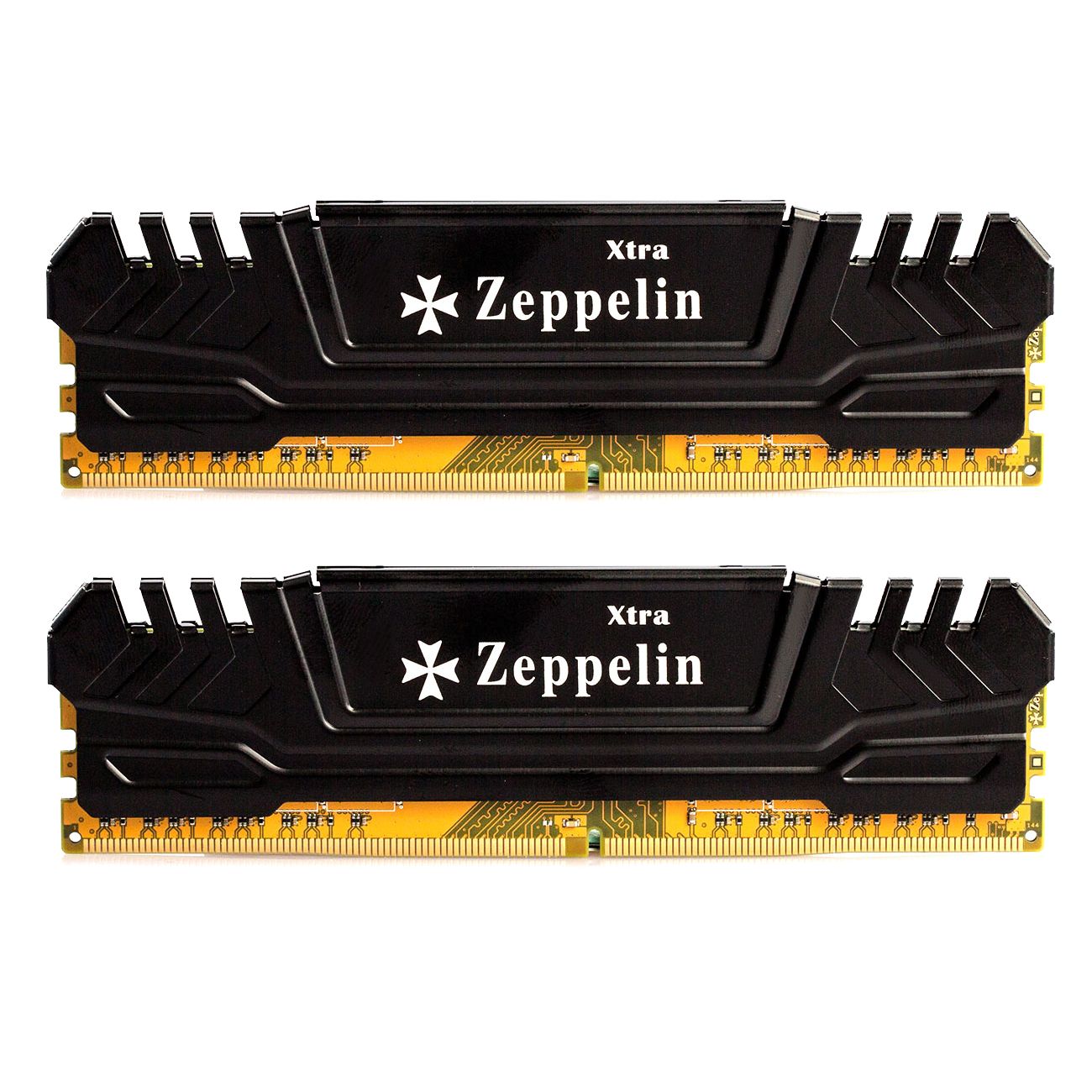 Memorie Zeppelin Xtra 32 GB DDR4 2666 MHz CL19, kit 2 x 16 GB, Negru-galben