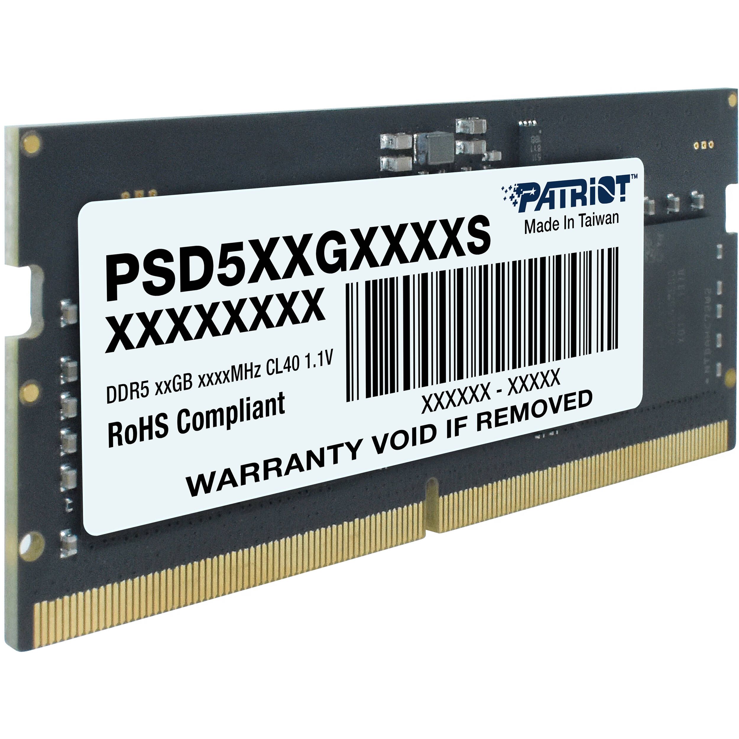 Memorie laptop Patriot PSD516G480081S 16 GB DDR5 4800 MHz 