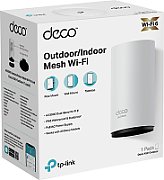 TP-LINK MESH TP-LINK, wireless, router AX3000, pt exterior, 3000 Mbps, port LAN si WAN Gigabit, 2.4 GHz | 5 GHz, antena interna x 2, suport PoE, standard 802.11ax,  Deco X50-Outdoor(1-pack)  (include TV 1.75lei)