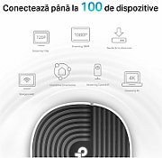 TP-LINK TP-Link Sistem Mesh Wi-Fi pentru întreaga casă AC1900, DECO S7(1- PACK)WI-FI 5, Standarde wireless: IEEE 802.11ac/n/a 5 GHz, IEEE 802.11n/b/g 2.4 GHz, viteza wireless: 5 GHz: 1300 Mbps, 2.4 GHz: 600 Mbps, 3 x antene interne, MU-MIMO, Mod Router, Mod Access Point, interfata: 3 x 10/100/1000.