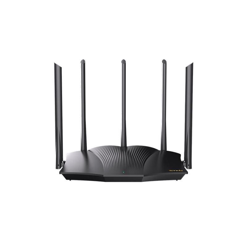 Tenda Wireless Router Tenda, RX212PRO  AX3000, Dual-Band Gigabit Wi-Fi 6 Router, Standarde si protcoale:  IEEE802.3, IEEE802.3u,IEEE802.3ab,interfata: 1*10/100/1000Mbps WAN port, 3* 10/100/1000Mbps LAN ports, 5 x Antene externe, Dimensiuni: 267*166*222 mm, Viteza wireless: 5GHz: Up to 2402Mbps, 2.4GHz