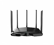 Tenda Wireless Router Tenda, RX27PRO  AXE5700, TRI-Band Gigabit Wi-Fi 6 Router, Standarde si protcoale: IEEE802.3, IEEE802.3u,IEEE802.3ab, interfata: 1*10/100/1000Mbps WAN port, 3*10/100/1000Mbps LAN ports, 5 x Antene externe, Dimensiuni: 261*168*60mm, Viteza wireless: 6GHz:Up to 2402Mbps, 5GHz:Up to