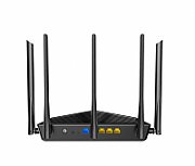 Tenda Wireless Router Tenda, RX27PRO  AXE5700, TRI-Band Gigabit Wi-Fi 6 Router, Standarde si protcoale: IEEE802.3, IEEE802.3u,IEEE802.3ab, interfata: 1*10/100/1000Mbps WAN port, 3*10/100/1000Mbps LAN ports, 5 x Antene externe, Dimensiuni: 261*168*60mm, Viteza wireless: 6GHz:Up to 2402Mbps, 5GHz:Up to