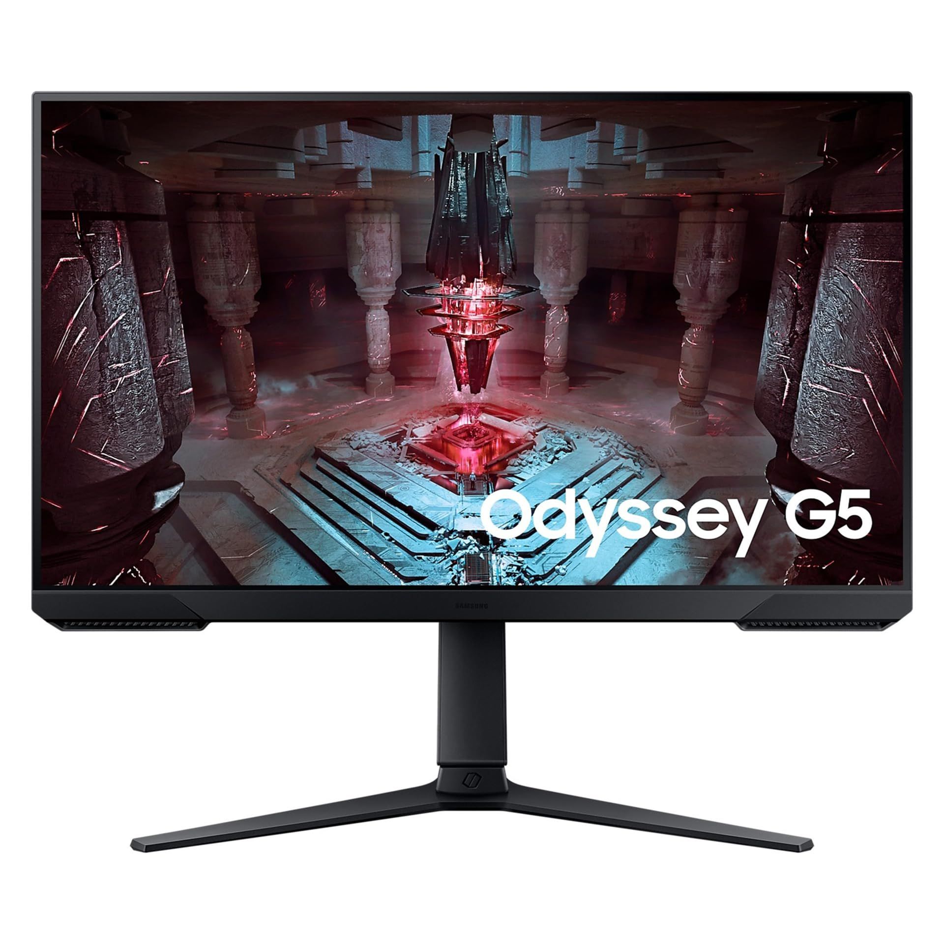 Monitor 27 inch LED Samsung Odyssey G5 LS27CG510EUXEN 2560 x 1440 pixeli, 165 Hz, 1 ms, Negru