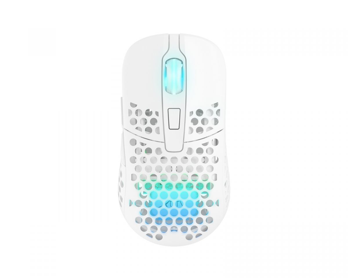 CHERRY Mouse Xtrfy M4 RGB Wireless Gaming white Rechtshänder