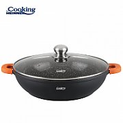 CRATITA ALUMINIU+CAPAC 32X8.5CM,5.5L,DARK LINE, COOKING BY HEINNER