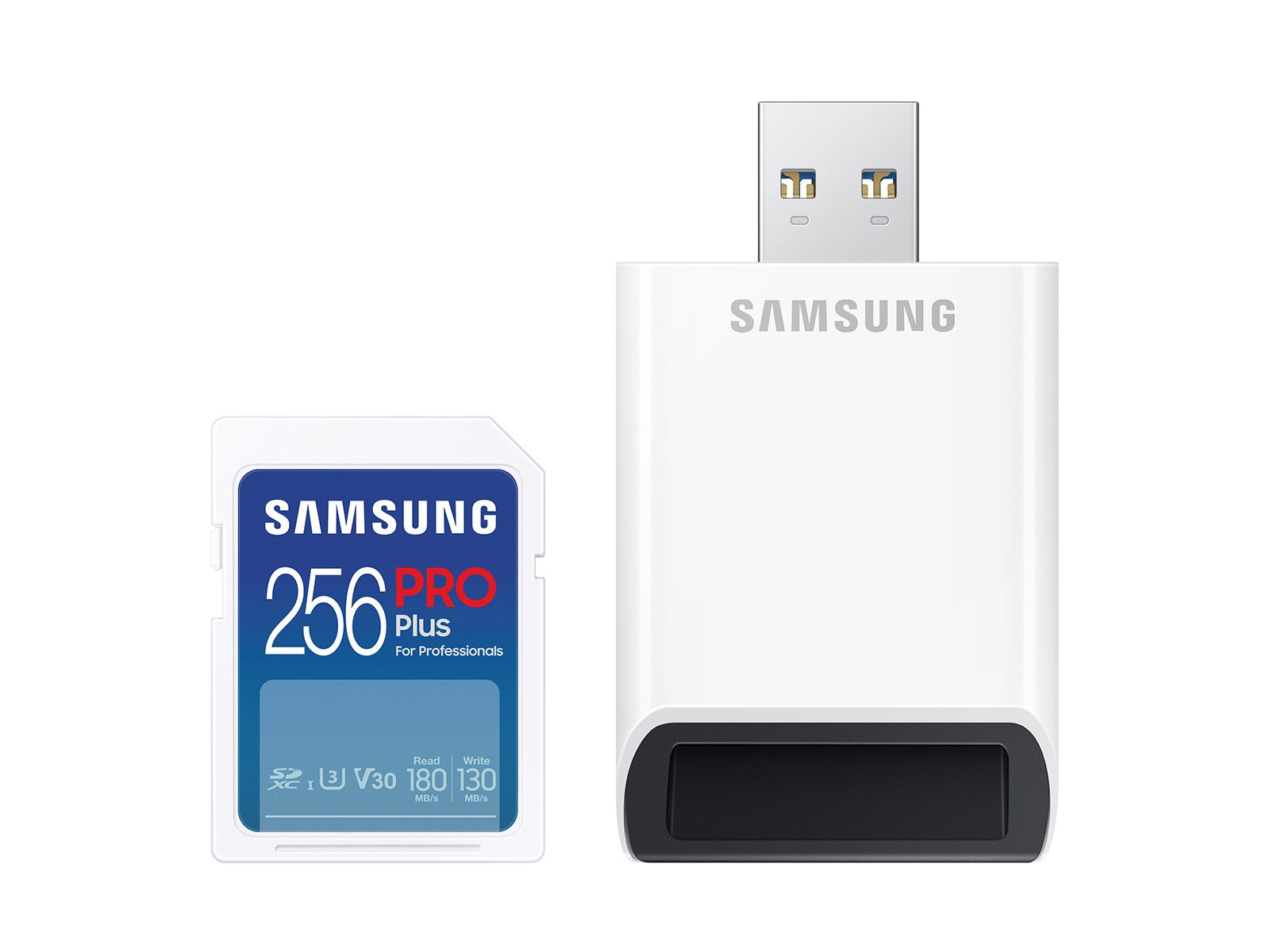 SAMSUNG PRO Plus Reader Full Size SDXC Card 256GB