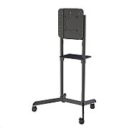 Neomounts by Newstar NS-M1250BLACK Mobile Monitor/TV Floor Stand for 37- 70  screen - Black  Specifications General Min. screen size*: 37 inch Max. screen size*: 70 inch Min. weight: 0 kg Max. weight: 70 kg Screens: 1 VESA pattern: 200x200, 200x300, 200x400, 300x200, 300x300, 350x350, 400x200