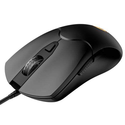 CANYON Accepter GM-211, Optical gaming mouse, Instant 725, ABS material, huanuo 5 million cycle switch, 1.65M braided cable with magnet ring, weight: 113g, Size: 125*64*39mm, Black