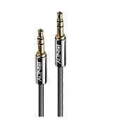 Lindy Cablu Audio 3.5mm, 2m, Cromo Line