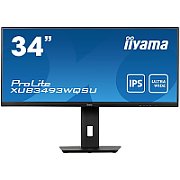 Monitor 34 inch IIyama XUB3493WQSU-B5 3440 x 1440 pixeli, 75 Hz, n