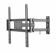 Suport de perete Akai cu inclinatie +10/-15°, diagonala display 32 -55 , VESA min. 75x75, VESA max. 400x400, suporta pana la 35kg, distanta fata de perete max 427mm, negru