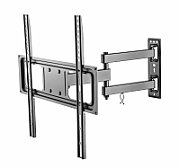 Suport de perete Akai cu inclinatie +10/-15°, diagonala display 32 -55 , VESA min. 75x75, VESA max. 400x400, suporta pana la 35kg, distanta fata de perete max 427mm, negru