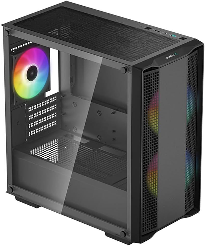CARCASE DeepCool  CC360 ARGB  Middle Tower mATX, USB3.0xxxx1, USB2.0xxxx1, Audioxxxx1, negru,  R-CC360-BKAPM3-G-1  (timbru verde 0.24 lei)