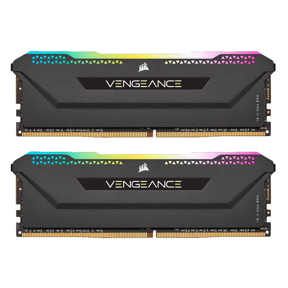 Memorie Corsair Vengeance PRO SL 32 GB DDR4 4000 MHz CL18, kit 2 x 16 GB, XMP 2.0, Negru, RGB
