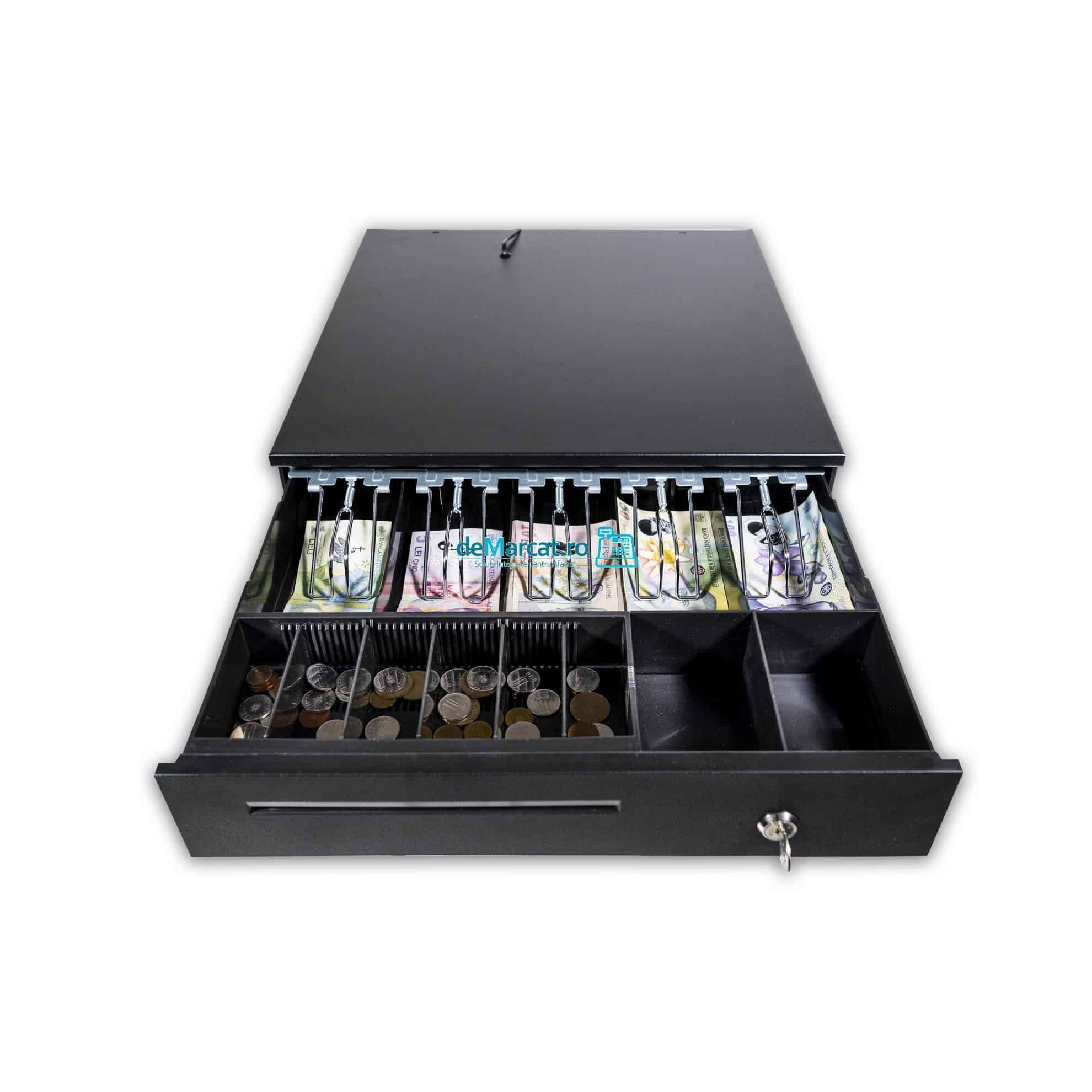 SERTAR DE BANI 8 MONEDE / 6 BANCNOTE VERTICAL,  BLACK, JP