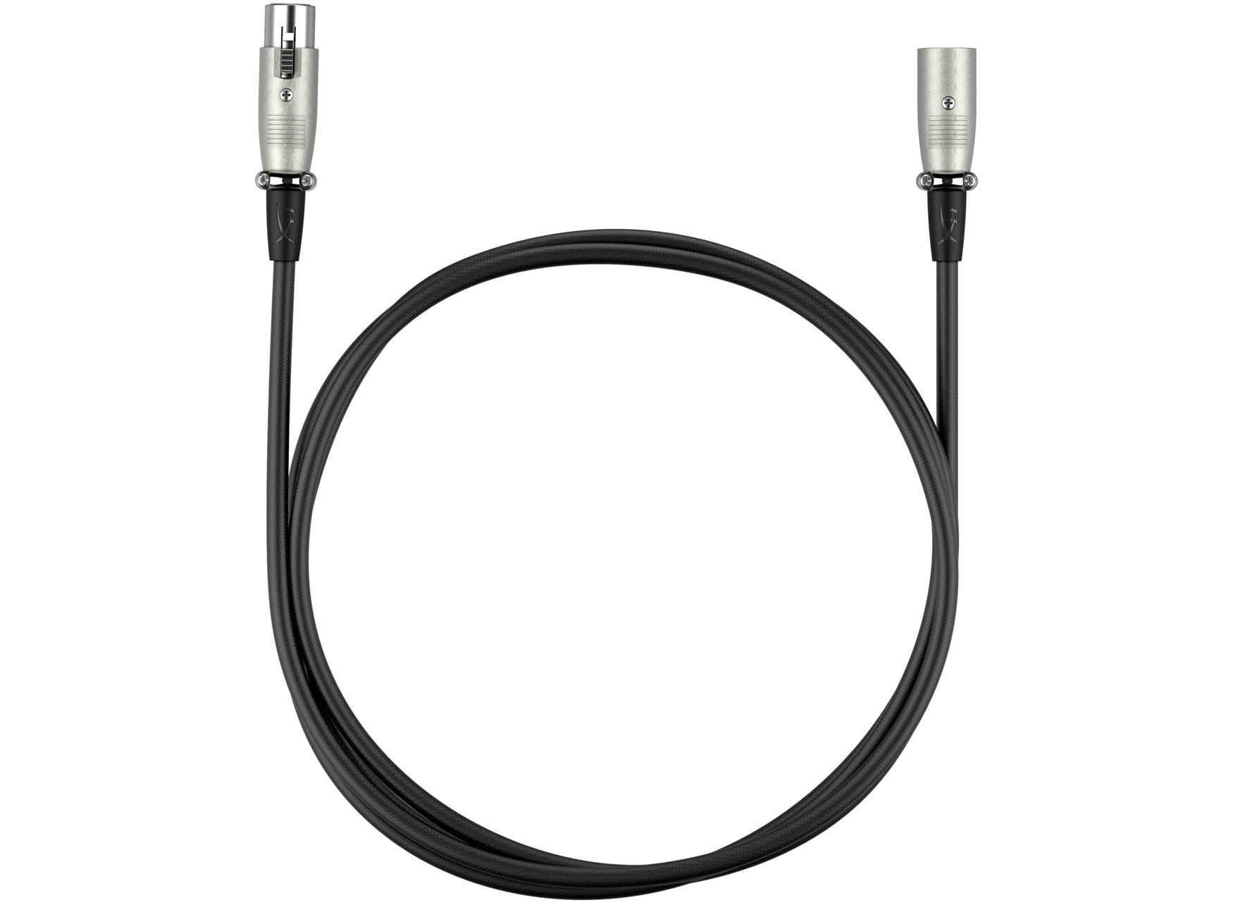 Cablu HyperX XLR, lungime 3m, T-M, diametru: 24 AWG, negru