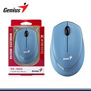 MOUSE Genius,  NX-7009 , PC sau NB wireless, 2.4GHz, optic, 1200 dpi, butoane/scroll 3/1, senzor Blue-Eye, albastru,  31030030401  (timbru verde 0.18 lei)
