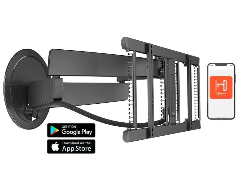 Suport TV de perete motorizat Vogel's 7675 PRO, 40 -77 , max.35 kg, negru