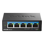 D-Link D-LINK DMS-105 UNMANAGED SWITCH 5 PORT, Interfata: 5 x 10/100Mbps/1G/2.5G, Auto MDI/MDIX, CAPACITATE SWITCH: 25gBPS, Packet Forwarding Rate:18.6 Mpps, Dimensiuni 100.5 x 82 x28mm, Greutate: 238.6 g.