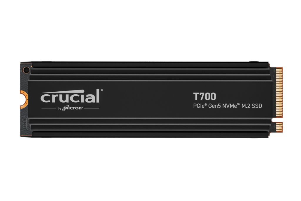 Crucial Crucial T700 2TB PCIe Gen5 NVMe M.2 SSD with heatsink, EAN: 649528936721