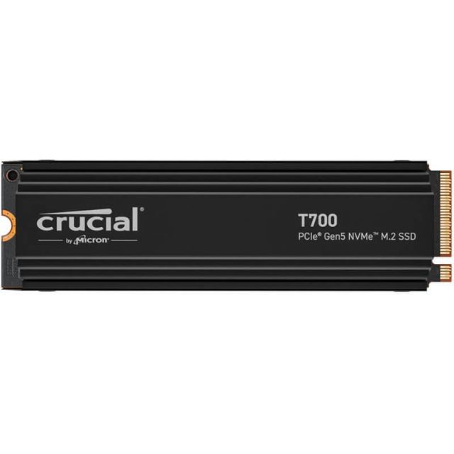 Crucial Crucial T700 4TB PCIe Gen5 NVMe M.2 SSD with heatsink, EAN: 649528936738