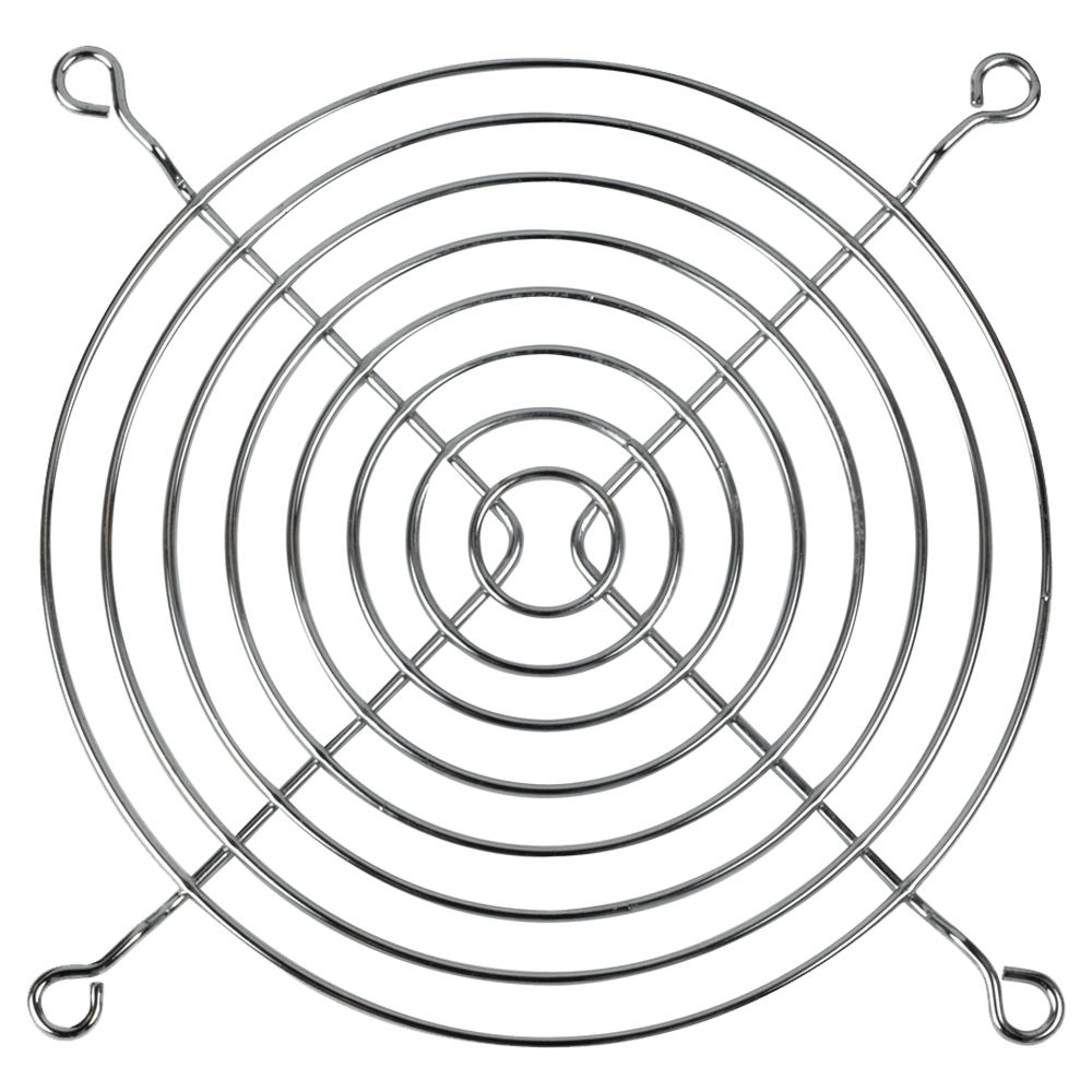 Grila ventiator ARCTIC, pentru orice ventilator PC 120 mm, oțel cromat, Argintiu