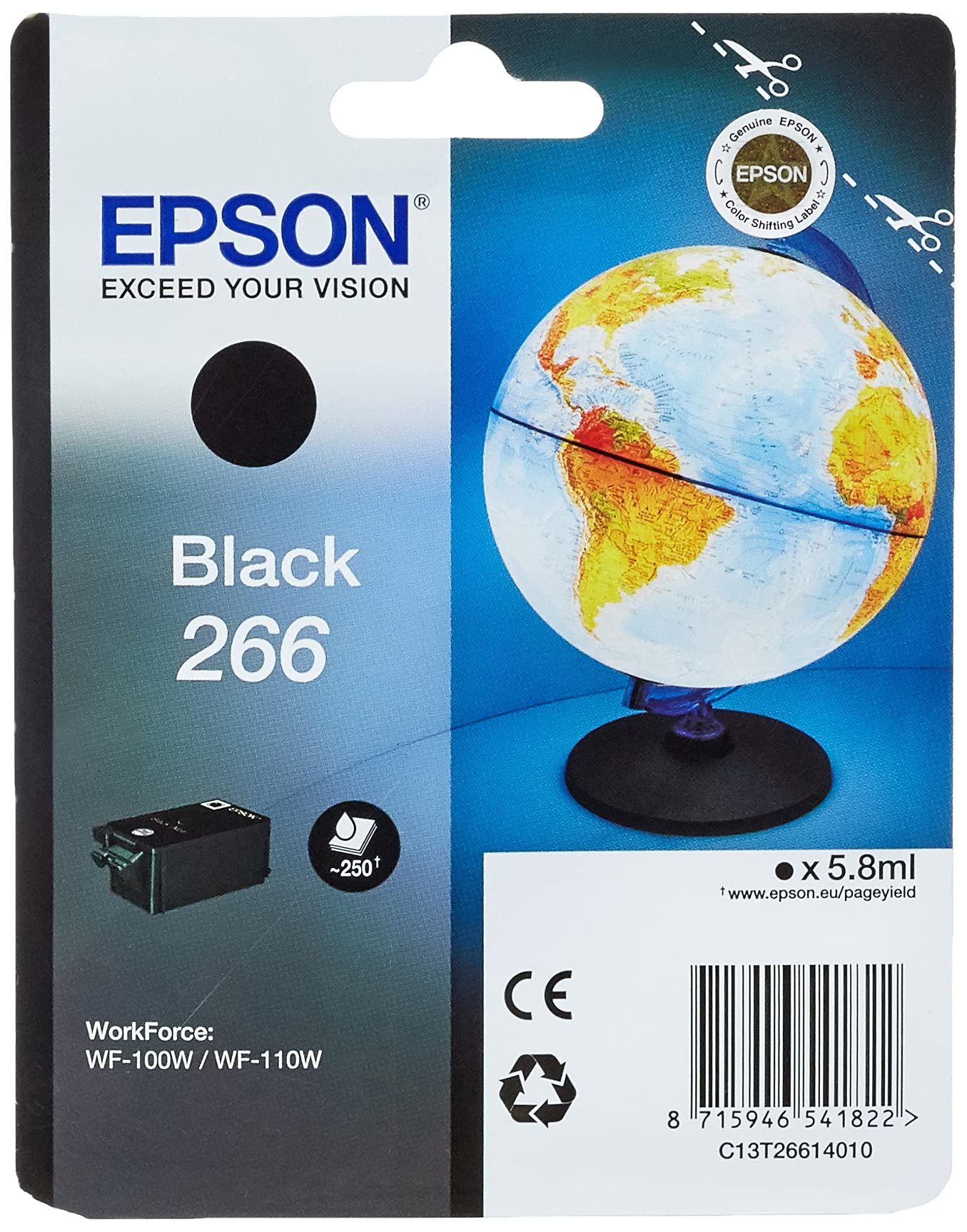 Cartus cerneala Epson T2661410 ,Negru ,300 pagini ,Original (266) 