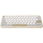 Tastatura wireless ASUS KW100, Culoare: Oat Milk, Greutate: 0.374 ASUS Marshmallow Keyboard KW100 este o tastatura wireless compacta, ultrasubtire, cu un design minimalist.Este compatibila cu dispozitivele Windows, ChromeOS, MacOS, iOS si iPadOS, tastatura ASUS Marshmallow KW100 ofera o