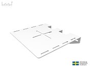 Raft universal pentru camere videoconferinta PTZ Multibrackets MB-5001, max.10kg, alb