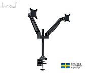 Suport 2 monitoare Gas Lift Multibrackets HD MB-2593, 15 -32 , min.9 - max.21 kg/monitor, negru