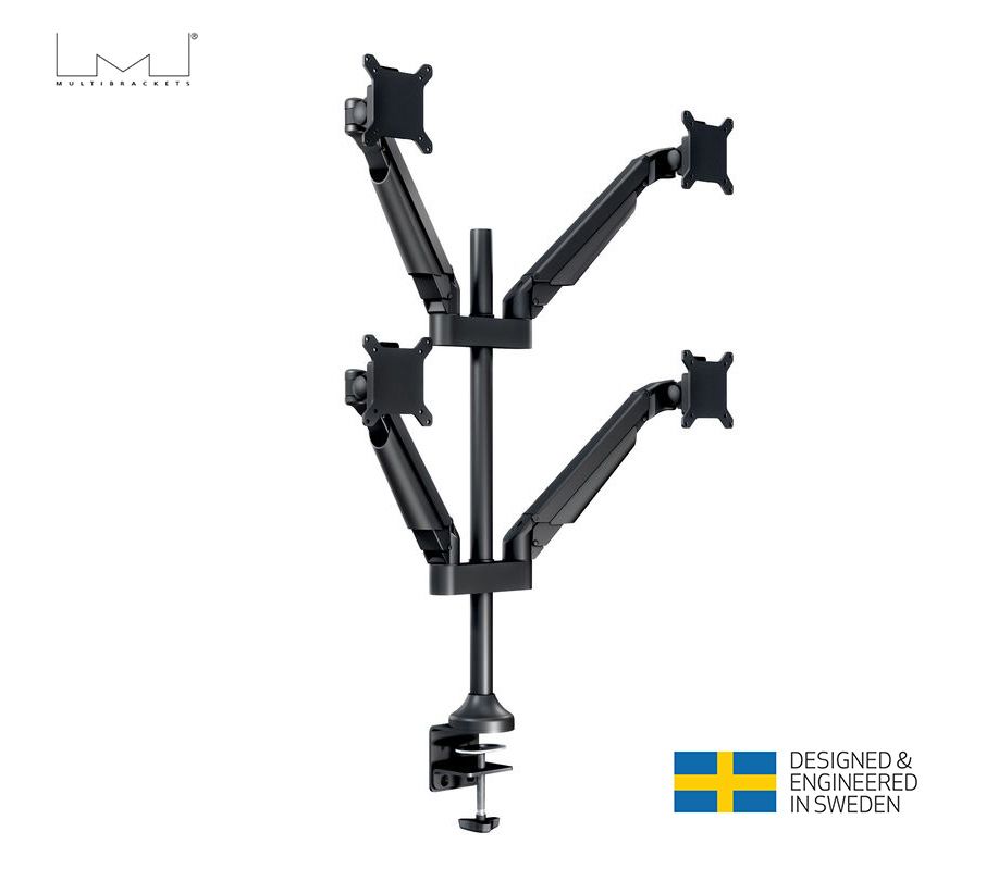 Suport 4 monitoare Gas Lift Multibrackets HD MB-2609, 15 -32 , min.9 - max.21 kg/monitor, negru