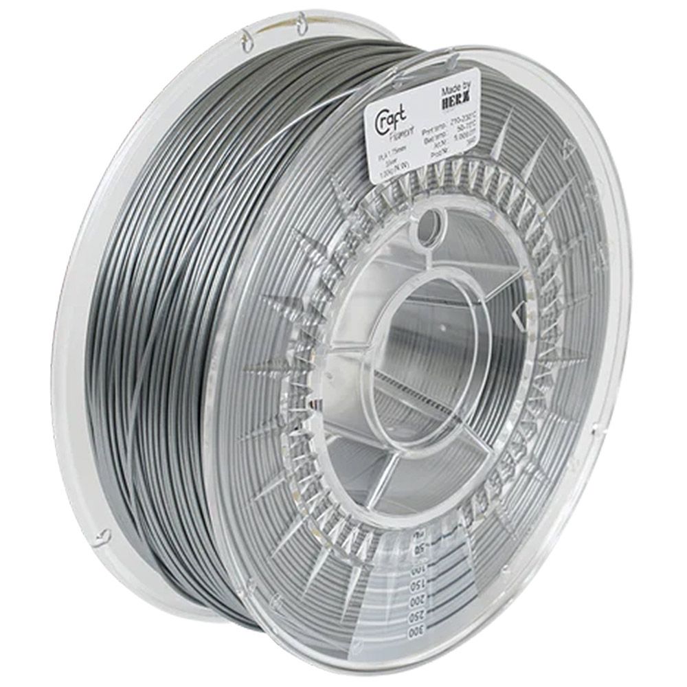 CraftBot - 300m Silver PLA Filament