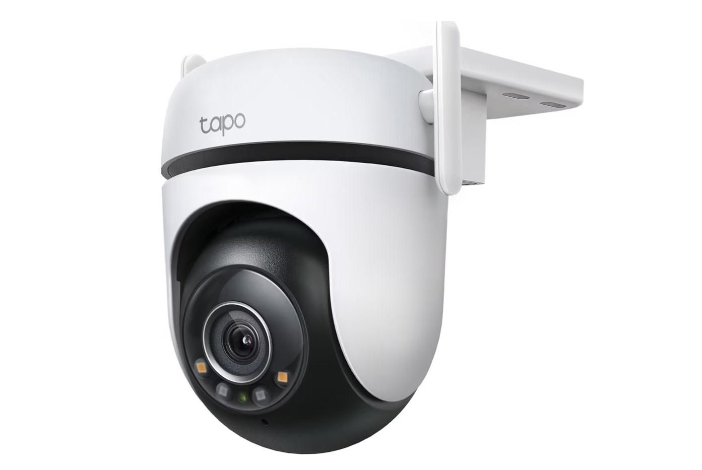 TP-Link Cameră de supraveghere pentru exterior cu funcție Pan/Tilt | Tapo C520WS, Senzor Imagine: 1/3‘’ CMOS, Rezoluție: 2K QHD 4MP (2560 × 1440 px), Lentile: F/NO: 1.61±10% Distanță de focalizare: 3.18mm±5%, 360° pe orizontală și 130° pe verticală, IR 30m, IP66, Frame Rate: Până la 25/30fps