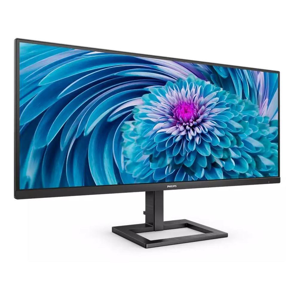 Monitor 34 inch LED Philips 346E2LAE 3440 x 1440 pixeli, 60 Hz, 4 ms, Negru