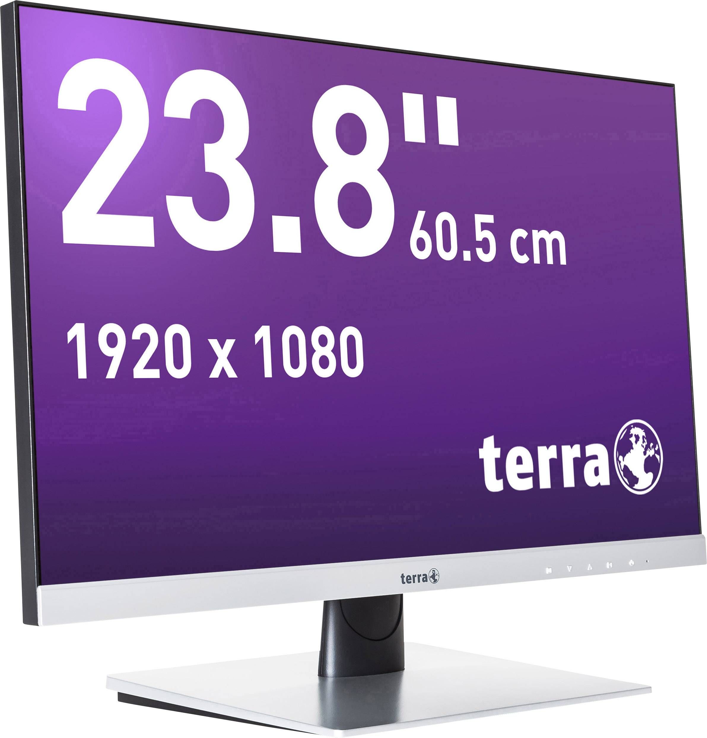 Monitor 23.8 inch LED TERRA 2448w 1920 x 1080 pixeli, 60 Hz, 5 ms, Negru