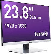 Monitor 23.8 inch LED TERRA 2448w 1920 x 1080 pixeli, 60 Hz, 5 ms, Negru
