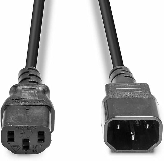 Cablu de alimentare Lindy C14-C13 3m, negru