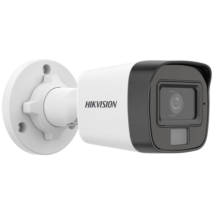  Camera de supraveghere Hikvision Mini Bullet DS-2CE16K0T-LFS(2.8mm) 5MP Smart Hybrid Light Audio Senzor: 3K CMOS Rezolutie 5MP Iluminare: 0.01 Lux @ (F1.6, AGC ON), 0 Lux with IR, Day & Night ICR Lentila:2.8 mm, horizontal FOV: 104.9°, vertical FOV:67.3°, diagonal FOV: 129.8° IR: 30M Lumina