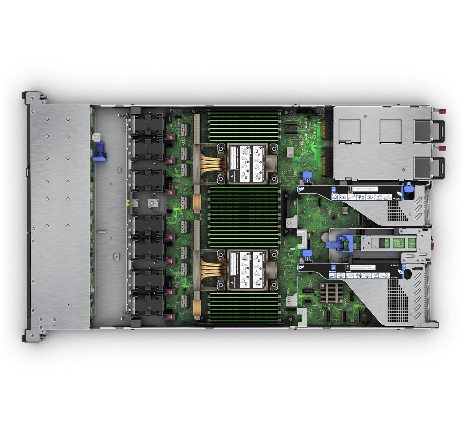 Server HPE ProLiant DL360 Gen11, Rack 1U, Intel Xeon Silver 4416+ (20 C / 40 T, 2.0 GHz - 3.9 GHz, 35.75 MB cache), HPE Smart Array MR408i-o Gen11, 800 W