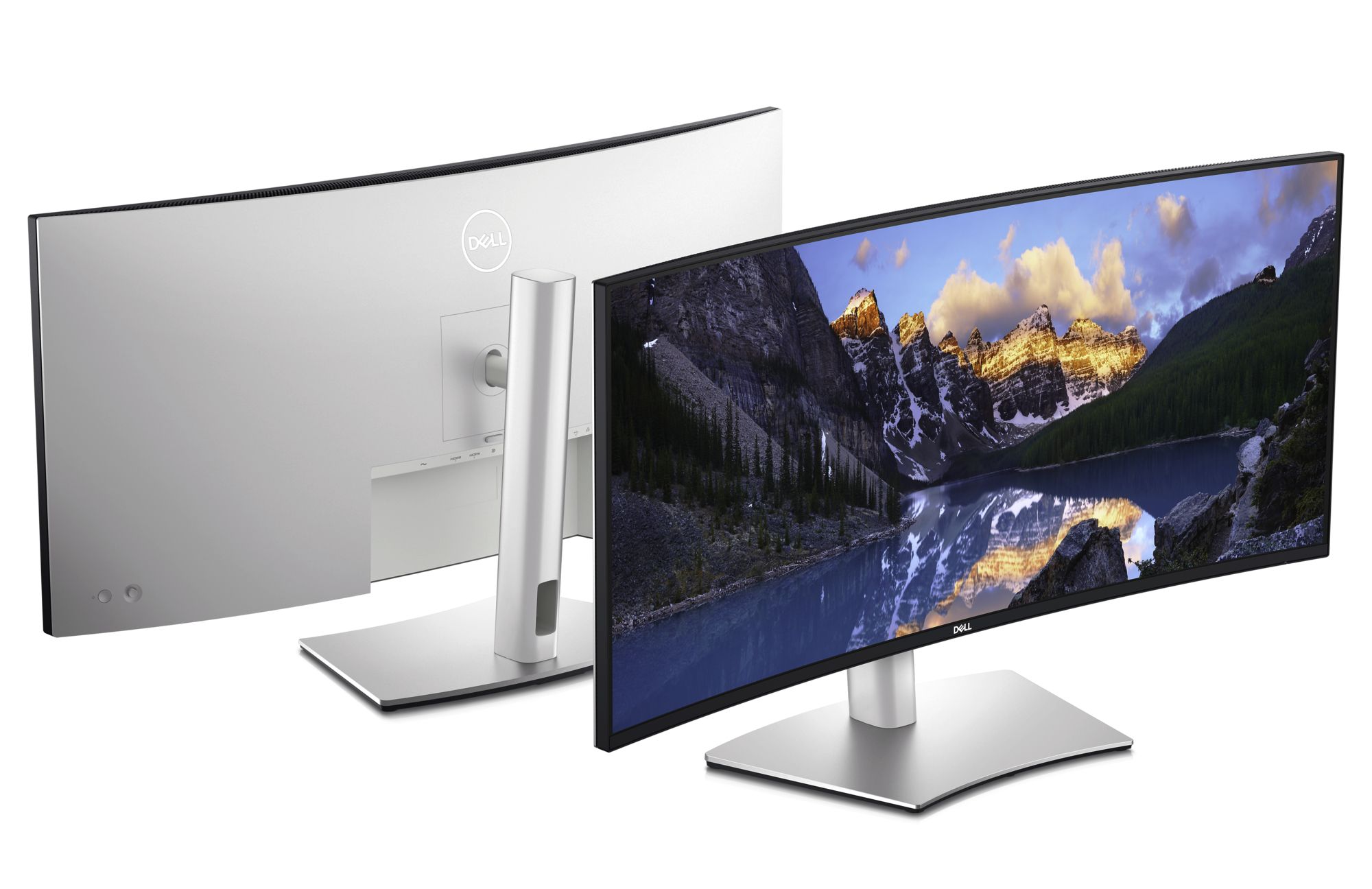 Monitor LED Dell Curved U3824DW, 38 , WQHD + (3840x1600), 21:9 60Hz, IPS AG, ComfortView, Anti-glare, 300 cd/m2, 2000:1, 178/178, 5ms/8ms, DP, 2x HDMI, 4x USB-C 3.2,Audio line-out, Height, Swivel, Tilt