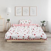 SET DE PAT SINGLE BUMBAC CHERRY