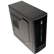 Spacer CARCASA SPACER - office, Middle Tower, ATX, fara sursa, USB 3.0 x 2, USB Type C x 1, HD Audio, black  SPCS-OC-CHRONOS 