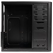 Spacer CARCASA SPACER - office, Middle Tower, ATX, fara sursa, USB 3.0 x 2, USB Type C x 1, HD Audio, black  SPCS-OC-CHRONOS 