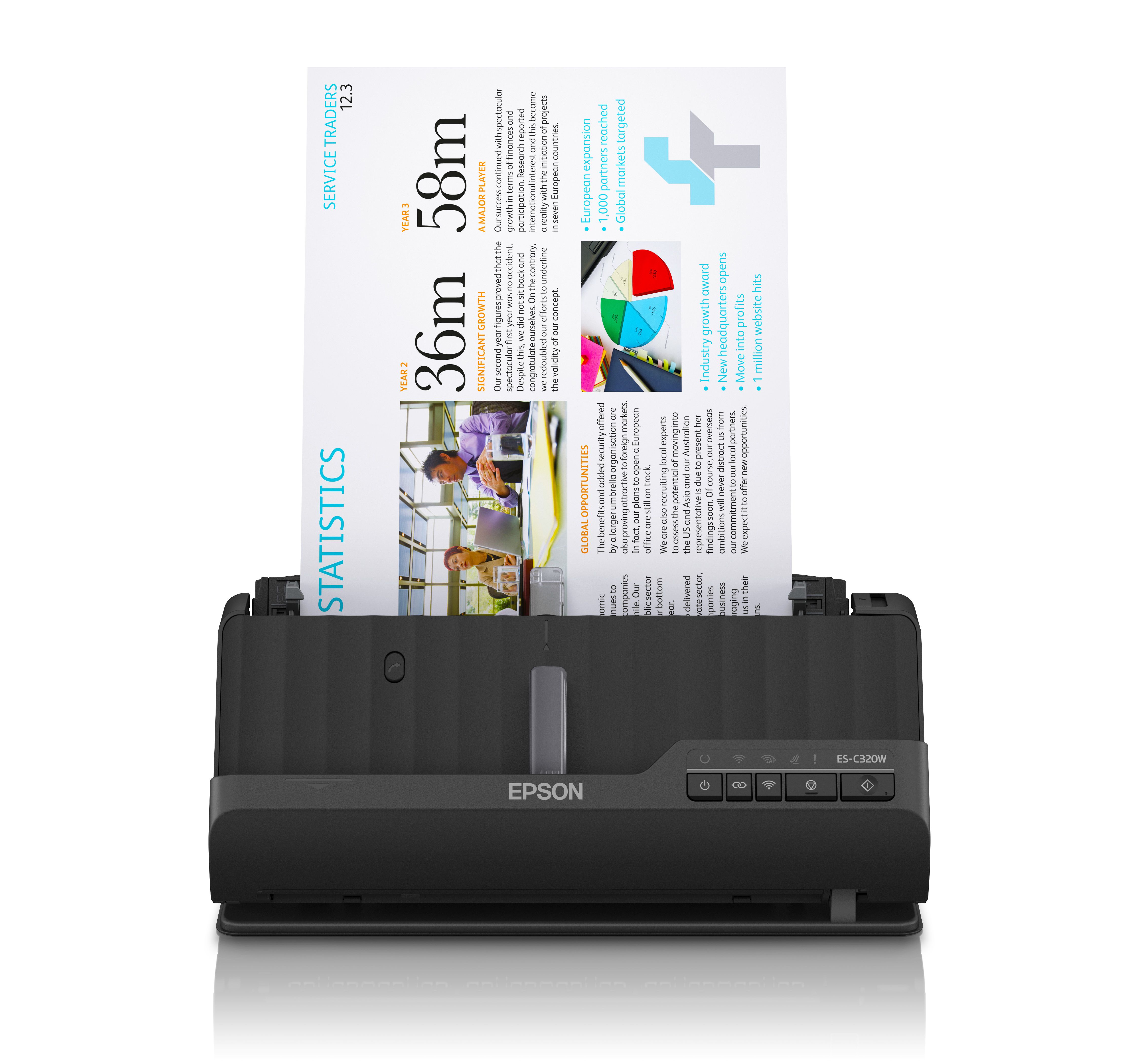 EPSON WorkForce ES-C320W Scanner 30ppm